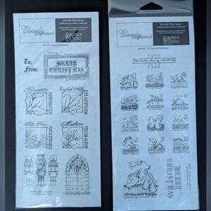 Clearly Impressed Michelle Ward Celebrating the Season Clear Cling Stamp Sets